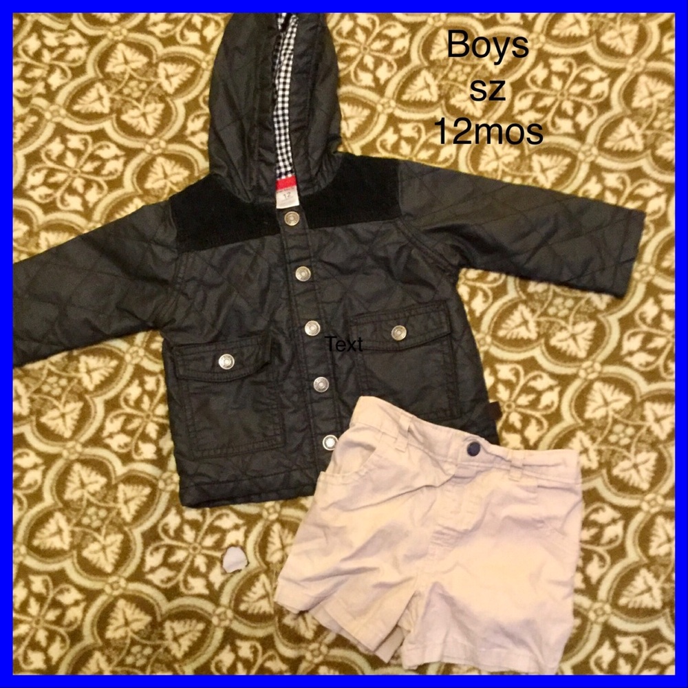 Boys 2pc Bundle, sz 12 mos